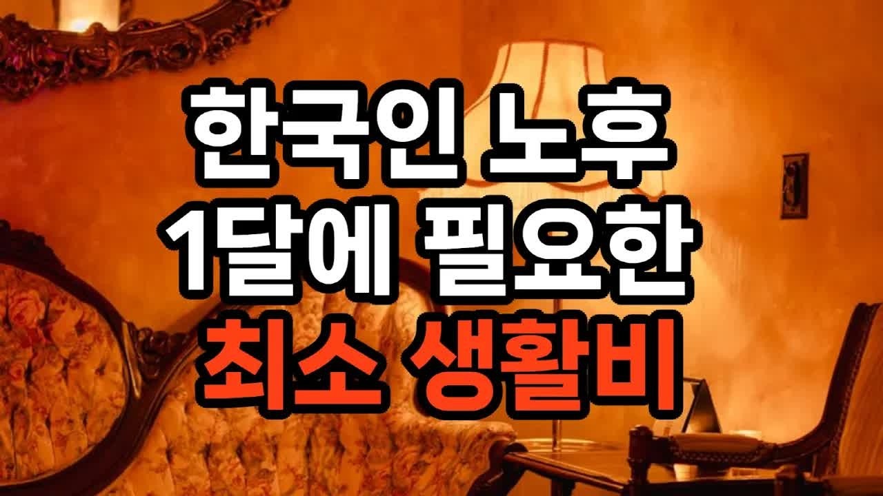 한국인 노후 1달에 필요한 최소 생활비주거비⧸식비⧸의료비⧸교통비⧸통신비⧸기타 생활비
