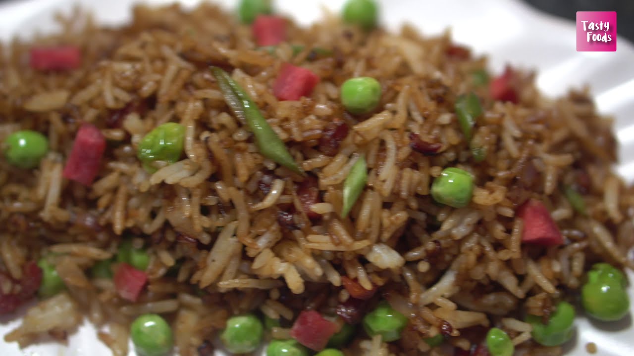 【4k】fried rice recipe | Vegetable fried rice | easy rice recipe - YouTube