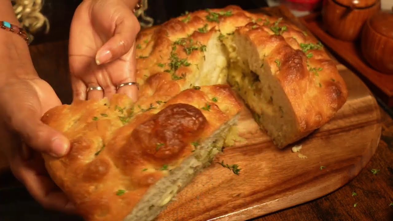 Cheese & Thyme Focaccia 