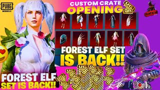 😱Unbelievable $30k Uc Custom Crate Opening: Old Mythics Return In Pubgm Forest Set Luckiest Opening!