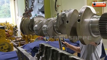 HOW TO INSTALL CRANKSHAFT ENGINE CATERPILLAR || C11 - English language