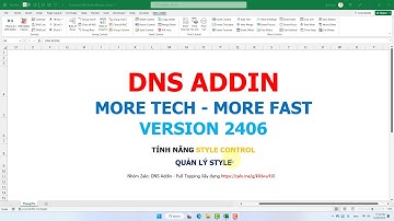 Tính năng Style Control trong DNS Addin 2406 - Quản lý Style