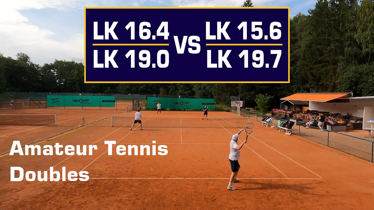 Amateur Tennis | Full Match Doubles | LK 16.4/19.0 vs LK 15.6/19.7 | NTRP 3.5