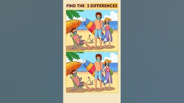 Find The 3 Differences - #250 #spotthe3differences