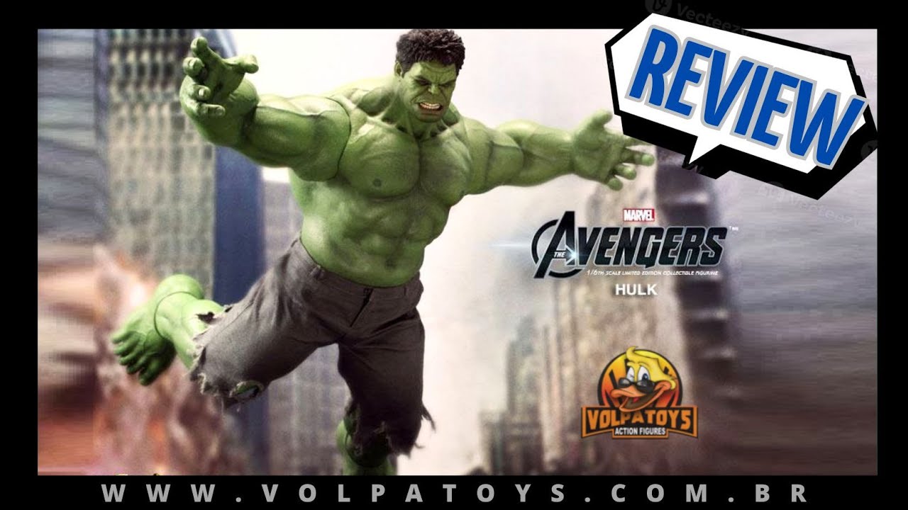 ACTION FIGURE HULK AVENGERS - HOT TOYS 1/6 REVIEW / UNBOXIN