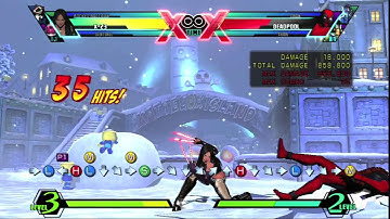 UMVC3 X-23 Up TAC Combo 1Mill damage