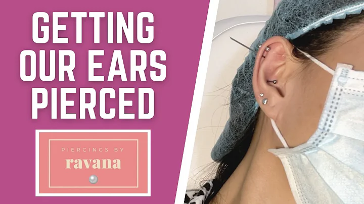 GETTING OUR EARS PIERCED + GIVEAWAY | PIERCINGS BY...