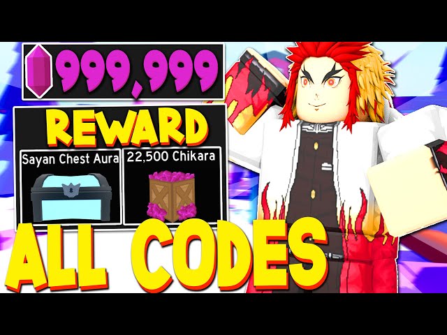 NEW 1 MILLION CHIKARA EVENT CODES IN ANIME FIGHTING SIMULATOR! *BIGGEST CODE  YET* Roblox 