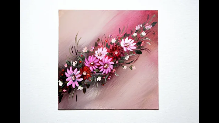 Easy Painting / Flowers /Simple brush strokes / Ei...