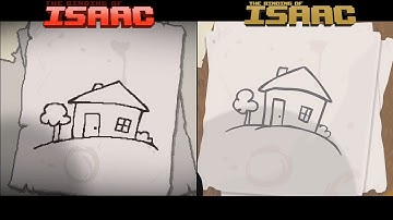 The binding of Isaac Intro: Rebirth vs Flash (synchronized audio)