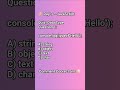 JavaScript Quiz Day 3 | Data Types Explained in Hindi | typeof Operator in JS | #shorts #js