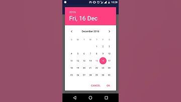 Android date picker dialog