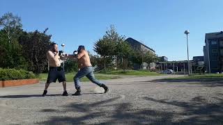 Damon VS Josef Sparring Boxing 80 kg 110 kg