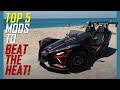 Top 5 mods to beat the heat in your polaris slingshot 