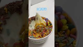 I would never eat this again | My First Pinkberry Frozen Yogurt shorts pinkberry