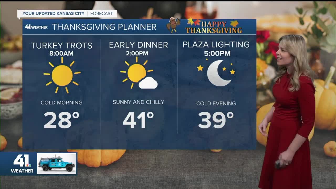 Mostly sunny and dry but a cold Thanksgiving day - YouTube