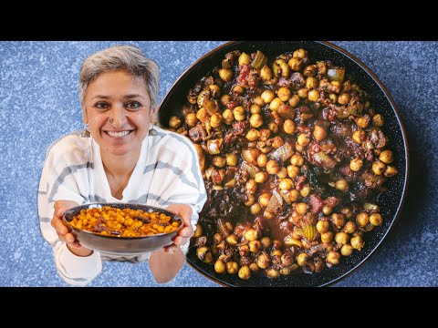 PICKLE SPICED CHICKPEA CURRY  Get that delicious healthy curry in 30 minutes  Food with Chetna