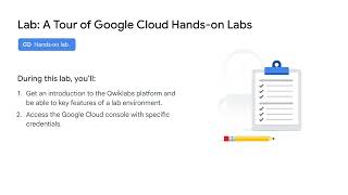 Lab Intro: A Tour of Google Cloud Hands-on Labs