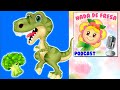 🍓 Cuento EL DINOSAURIO BROCOLINO 🦖 Podcast infantil de alimentación saludable para niños | Hada 🍓