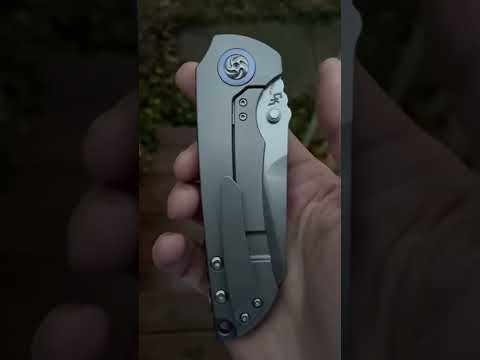 Kizer Critical - Matthew Christiensen designed Titanium Framelock.  Framelock Friday!