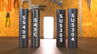 SS400 vs S45C, SUS303 vs SUS304 Thorough comparison of the difference in machinability!