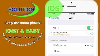 Solution guaranteed!! are you having internet connection issues
because the wi-fi owner blocked your ip address? is saying there "no
co...