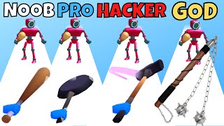 NOOB vs PRO vs HACKER vs GOD - Ragdoll Smasher Gameplay Part 1 | All Levels (Android, iOS) screenshot 2