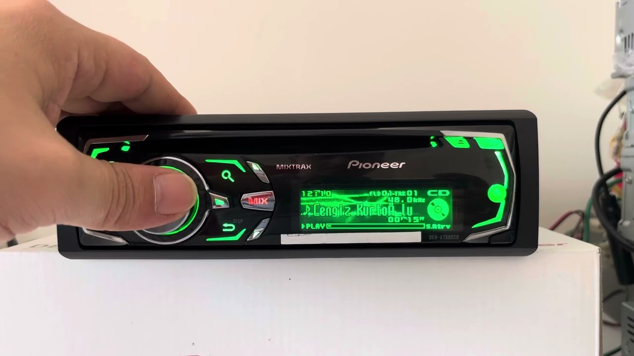 Pioneer Deh-X7500SD - YouTube