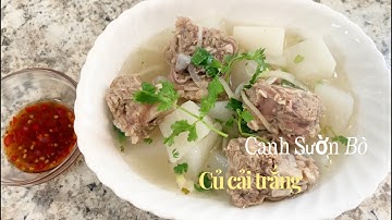 Canh Sườn Bò Hầm Củ Cải Trắng Vừa Ngọt Vừa Mềm || Nguyen Jenny Nguyen