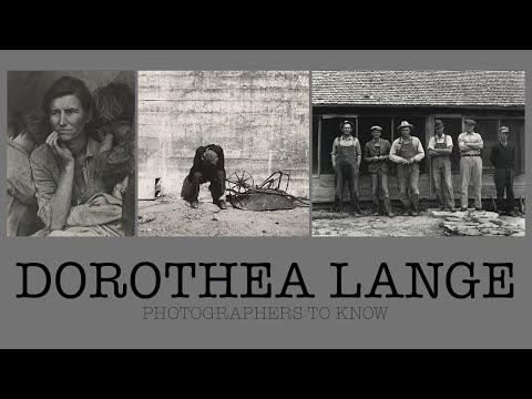 Βίντεο: Τι φωτογράφισε η dorothea lange;