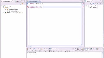 How To Program Java: Tutorial 1