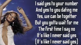 Beyoncé - Yes ~ Lyrics