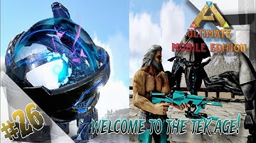 Making tek replicator, rifle & tek enforcer ! [The island E26] ARK ULTIMATE MOBILE EDITION #ark