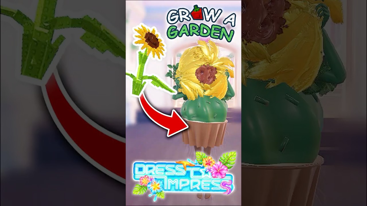 DRESS TO IMPRESS BUT ITS GROW A GARDEN?! #roblox #dresstoimpress #growagarden