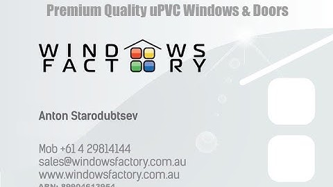 uPVC Window Tilt Only Opening