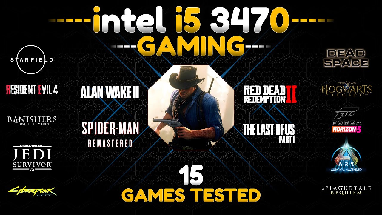CPU Stress Test🔥 - Intel Core i5 3470 Gaming Test : 15 Games Tested in 2024