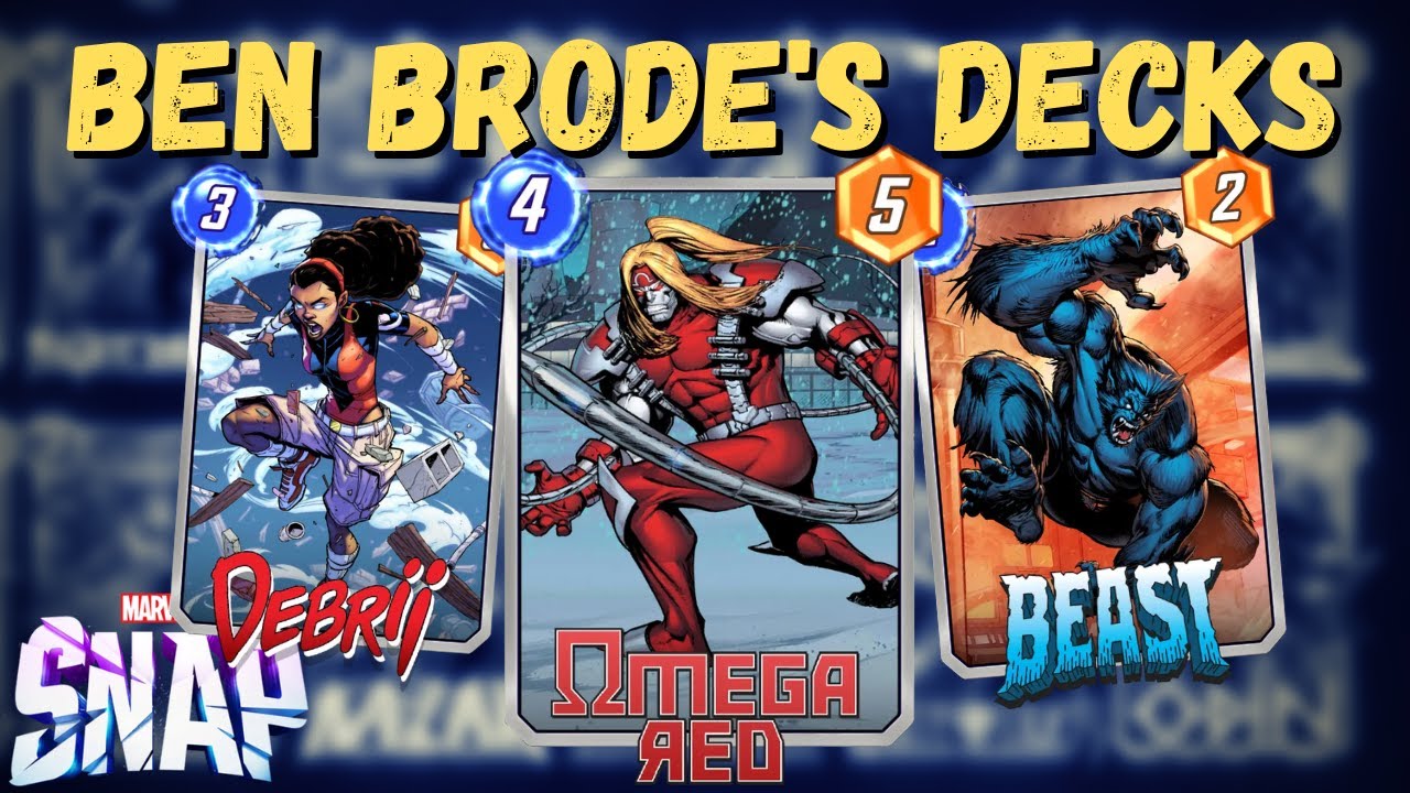 The Best Decks In Marvel Snap: Omega, Butthead, and The Beast