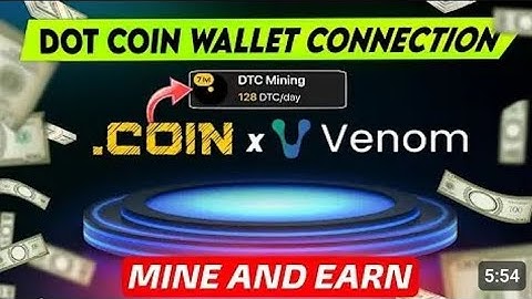 DOTCOIN BOT TAMIL // VENOM WALLET CONNECTION IN DOT COIN TAMIL // NEW MINING BOT TAMIL