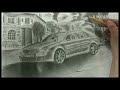 Art first person SKODA OCTAVIA A5 RS 2008. Рисунок от первого лица Шкода Октавия А5 РС 2008.