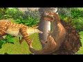 The epic journey of ﻿Megalania &amp; Dimetrodon! - Animal Revolt Battle Simulator
