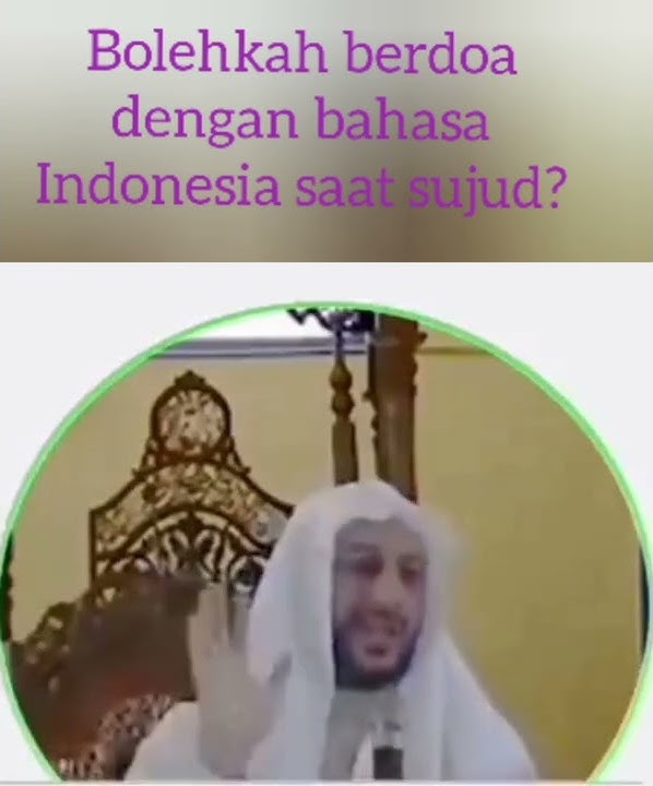 Bolehkan berdoa dalam sujud memakai bahasa Indonesia? Syekh Ali Jaber #shorts
