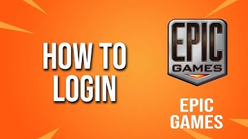 How To Login Epic Games Tutorial