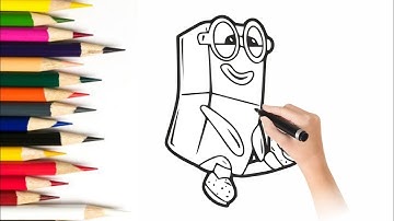 How to Draw Numberblock 2 Easy – Part 1 | Step-by-Step Drawing for Kids