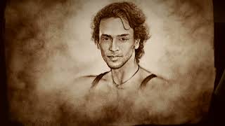 Tiger shroff sand art  | Sarvam Patel | Sand artist | Celebrity portrait 2021