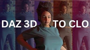 EASIEST method to use Daz3D Avatars in CLO3D