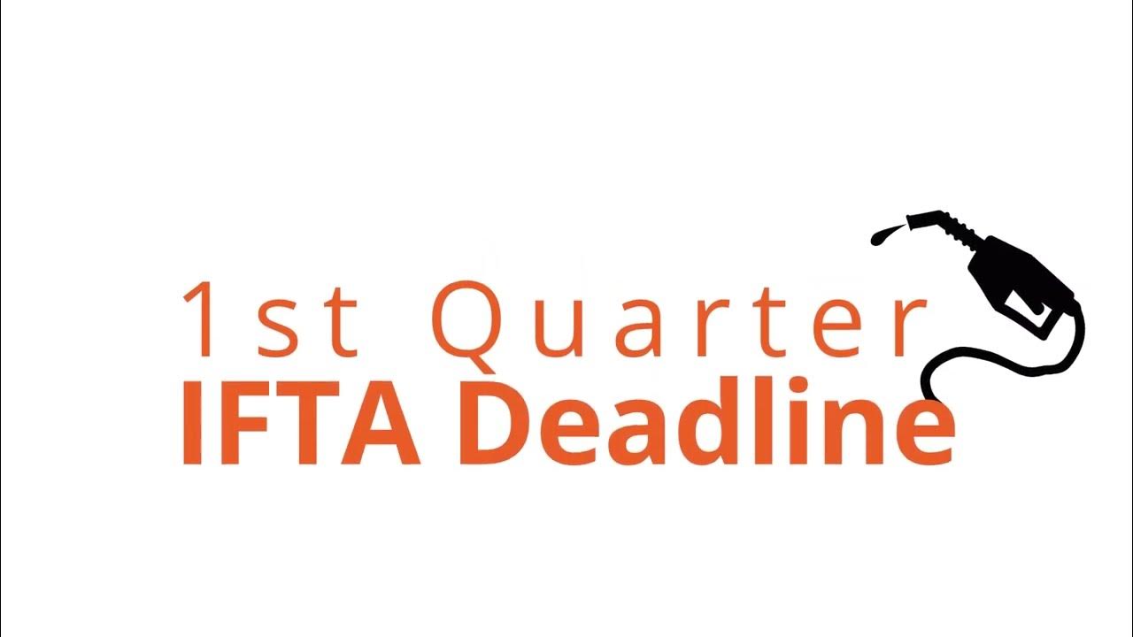 Your 1st Quarter IFTA Deadline Is May 1, 2023! YouTube
