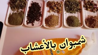 شمبوان طبيعي بالأعشاب و جوز الهند للشعر