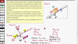 🥸Ejercicio Plano Inclinado💡