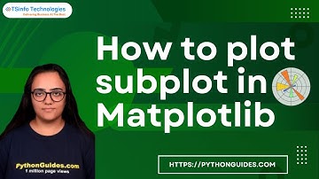 How do you plot a subplot in Python using Matplotlib | Matplotlib Subplot | Subplot Function