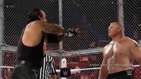 Brock Kesnar VS UnderTaker Hell In A Cell 2015